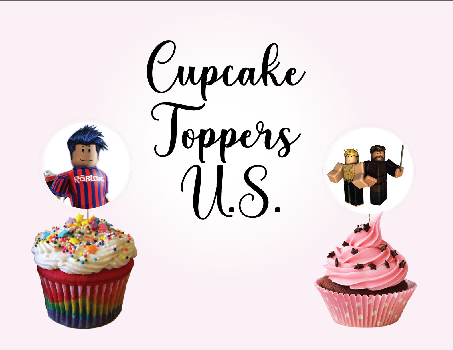 Roblox Cupcake Toppers PRINTABLE for Girls and Boys | Etsy