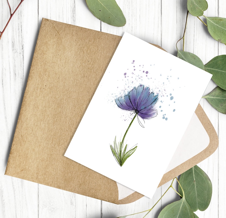 Tarjetas de agradecimiento plantables Tarjetas de semillas A6 Regalo ecológico con tarjeta Plantar un árbol imagen 7