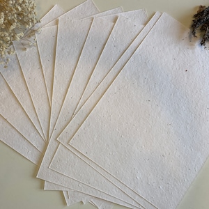 10-100 x A4 & A5 Plantable Seed Paper Wildflower / Card Plain - Eco Friendly Print at Home Craft Paper with Wildflower Seed Mix