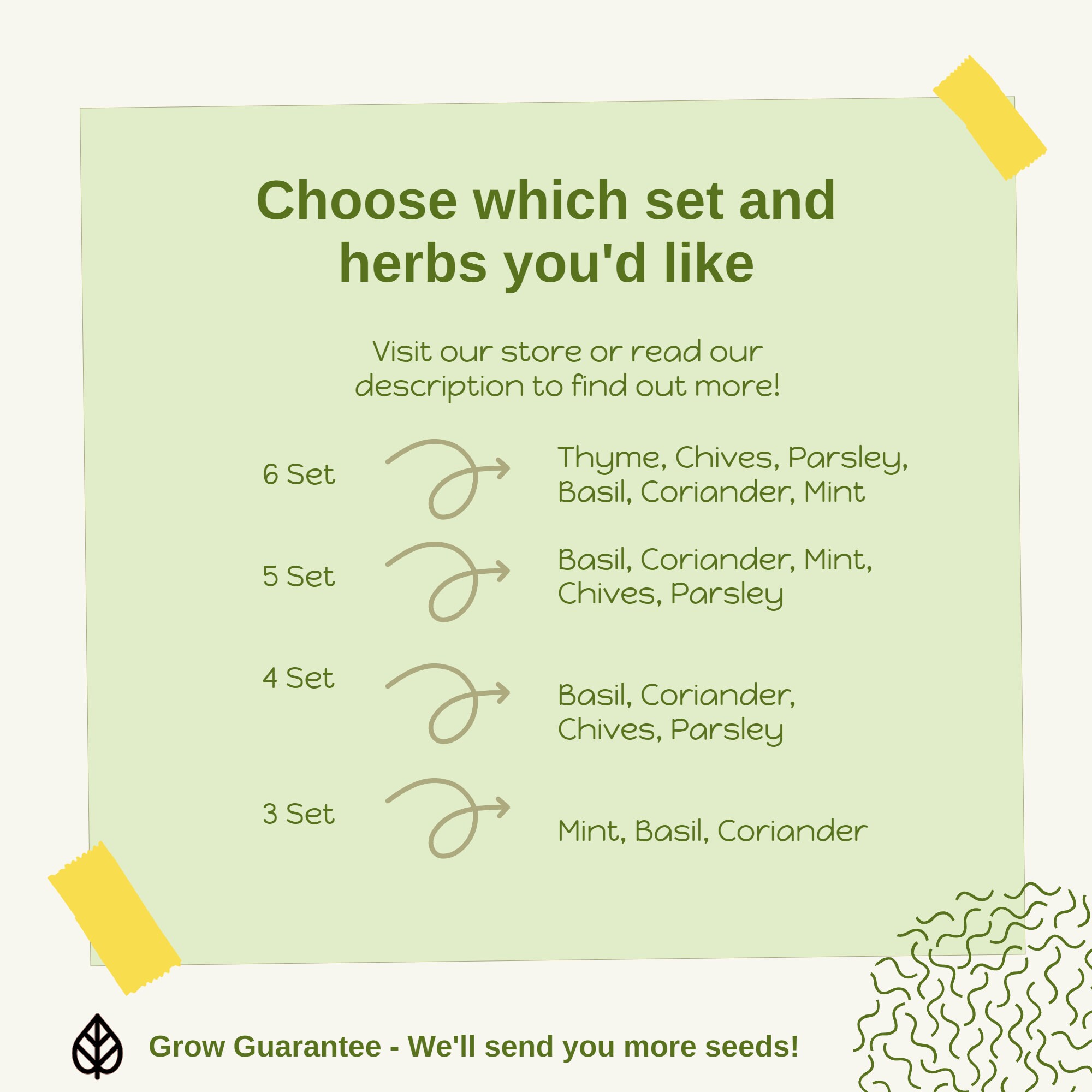 Grow Your Own Herbs Kit - Eco Friendly Indoor Planters, Garden Gift Set ...