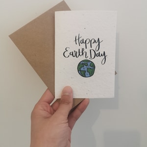 Plantable Thank You cards A6 Seed Cards Eco Friendly Gift with Plant a Tree Card image 9