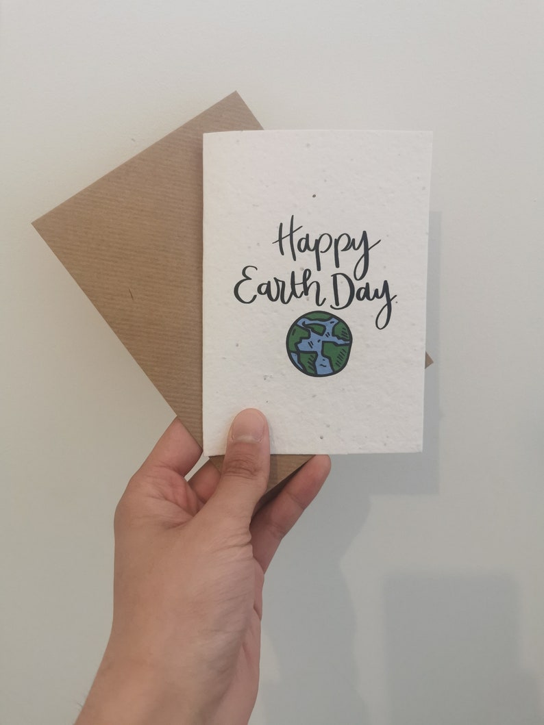 Tarjetas de agradecimiento plantables Tarjetas de semillas A6 Regalo ecológico con tarjeta Plantar un árbol imagen 9