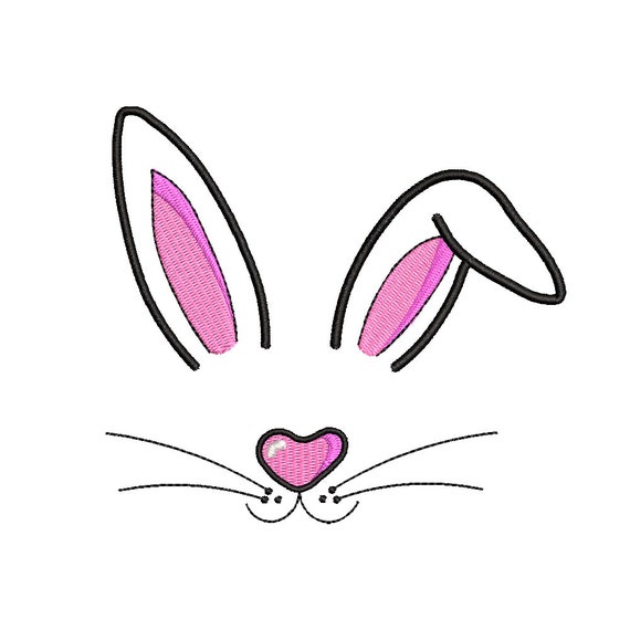 Cute bunny embroidery design  etsy australia