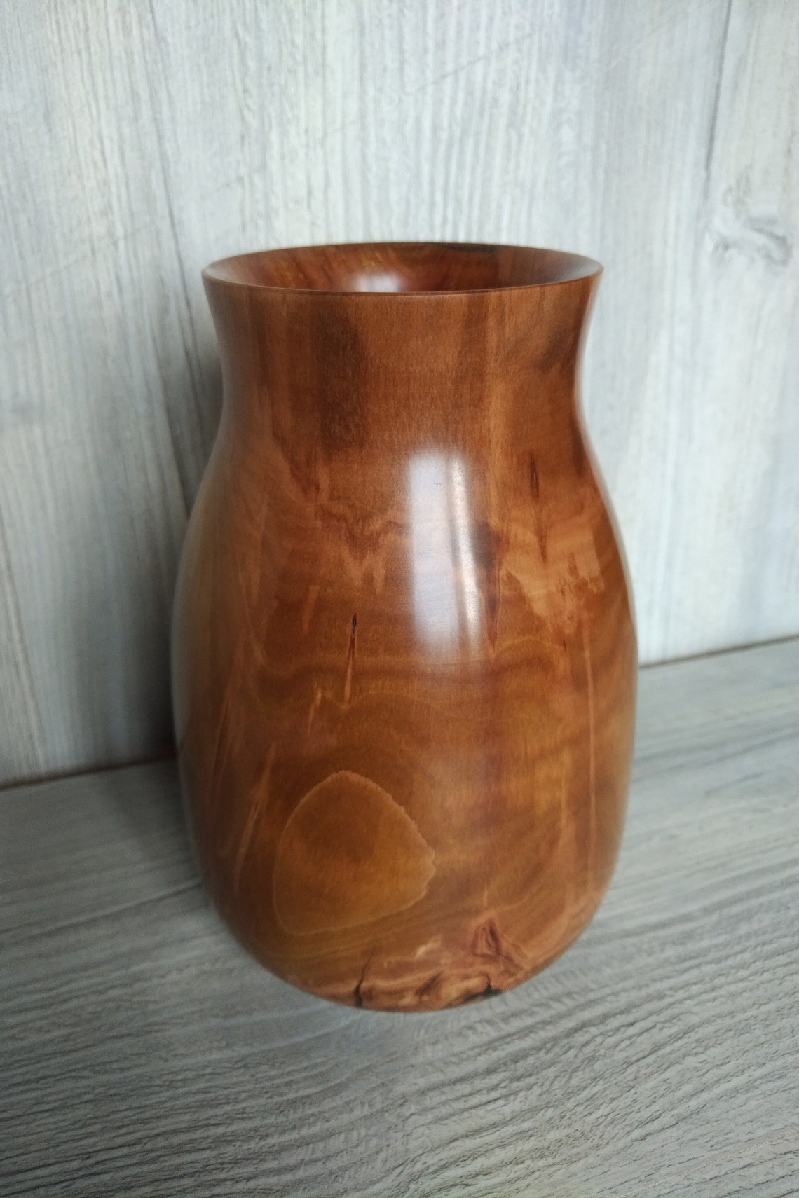 Wooden Vase Decorative Wooden Vase Handmade Wooden Vase Etsy