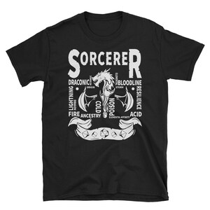 The Sorcerer (Class) / Dungeons & Dragons / Unisex TShirt / RPG Gaming