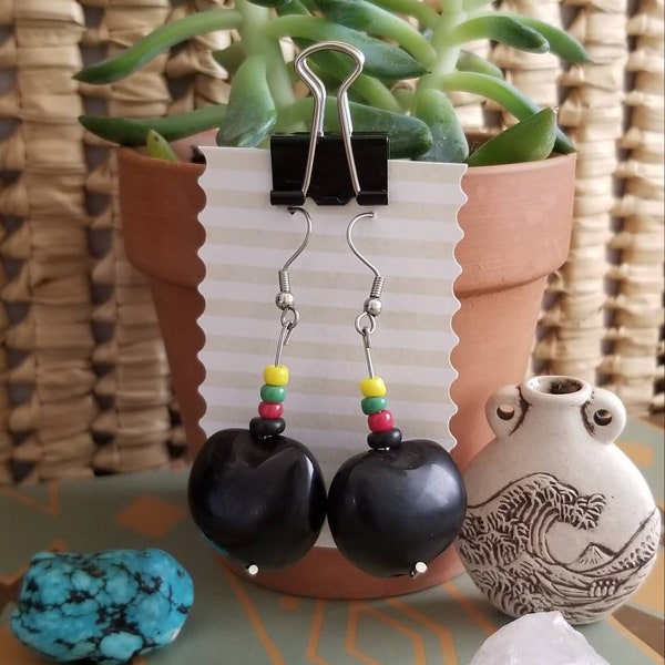 Kukui Nut Earrings Etsy