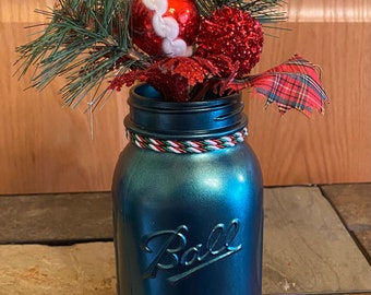 Christmas Mason Jar Decor