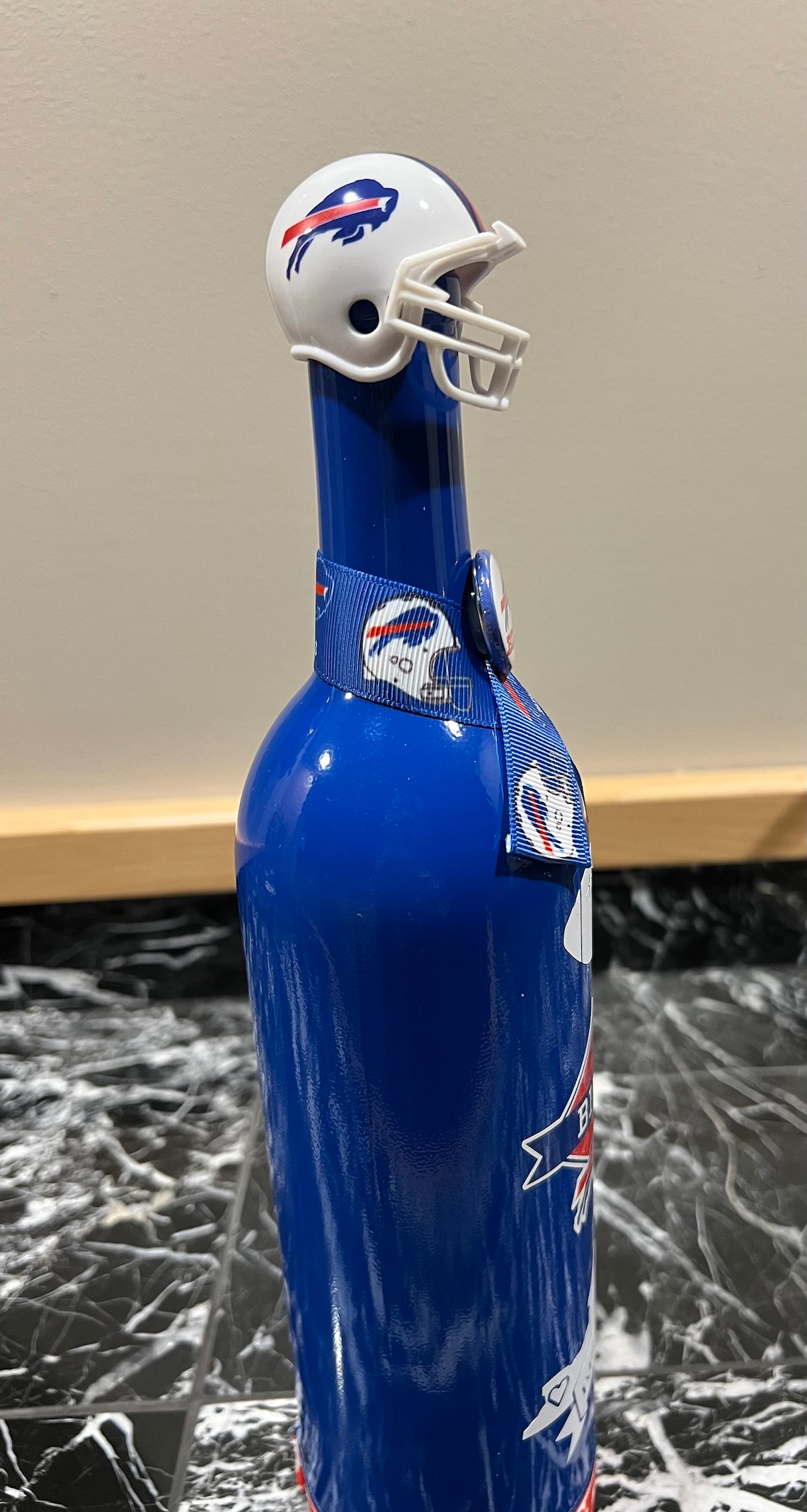 Gx Bottle - Official Buffalo Bills NFL Team Customizable Hydration Bottle - View #2