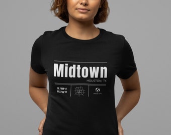 Women's Houston Midtown Relaxed T-Shirt - Black