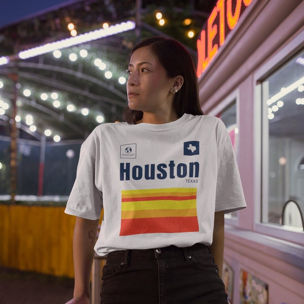 Women's Retro Houston Relaxed T-Shirt - White