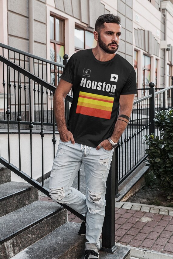 Camiseta negra original de Houston, Texas para hombre España