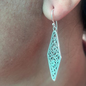 925 Sterling Silver Bali Hoop Earrings, Bali hoops, Hoop Earrings, 30mm Hoops, Silver Hoop Earrings,Tribal Hoops, Boho hoops Bridesmaid Gift