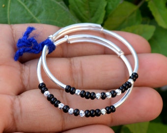 newborn baby silver bangles price