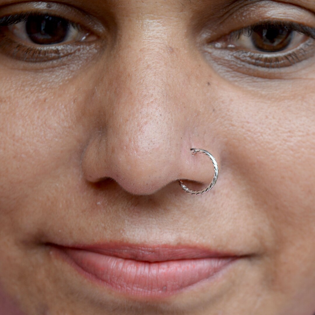 Oro Bianco Pandora Piercing Naso Orecchini Naso Pandora Orecchino