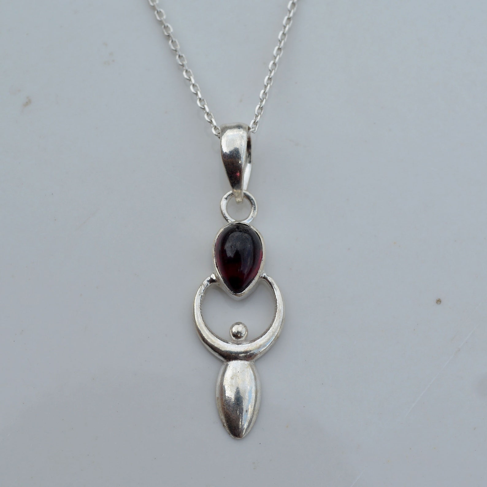 Mothers Day Garnet Gemstone Handmade Plan 925 Starling Silver - Etsy