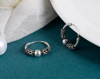 92.5 Sterling Silver Hoops Earrings for Women Gifts-hoop