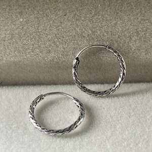 925  Silver Small  Hoop Earrings, Minimalist Everyday Hoops, Dainty Gold Earrings, Tiny Hoop Earrings, Hypoallergenic Jewelry Gift,12mm