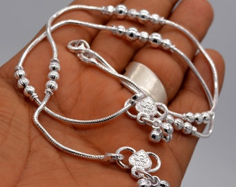 silver payal wholesale market, silver payal for girls, silver payal for women, original silver anklets for girls