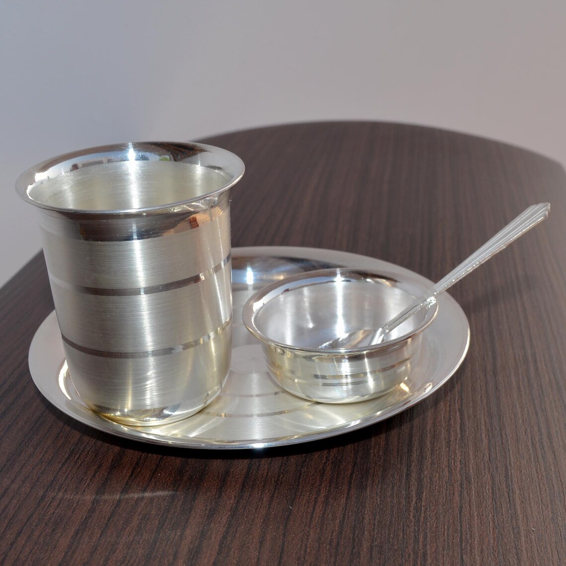 Buy Pure 97 Silver Dinner Sets Buy Pure Silver Dinner Set Etsy