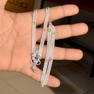 Buy 925 Sterling Silver Amazing Baby Kids Waist Chain Excellent Customized Design Baby Kids Unisex Belly Chain Silver Baby Kardhani 18 20 Online in India Etsy