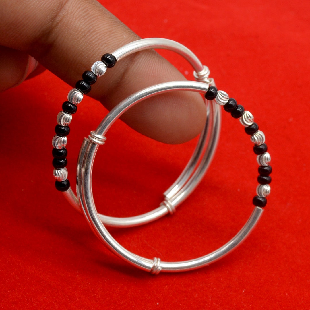 Buy Silver-Toned Bracelets & Bangles for Girls by Darshraj Online | Ajio.com
