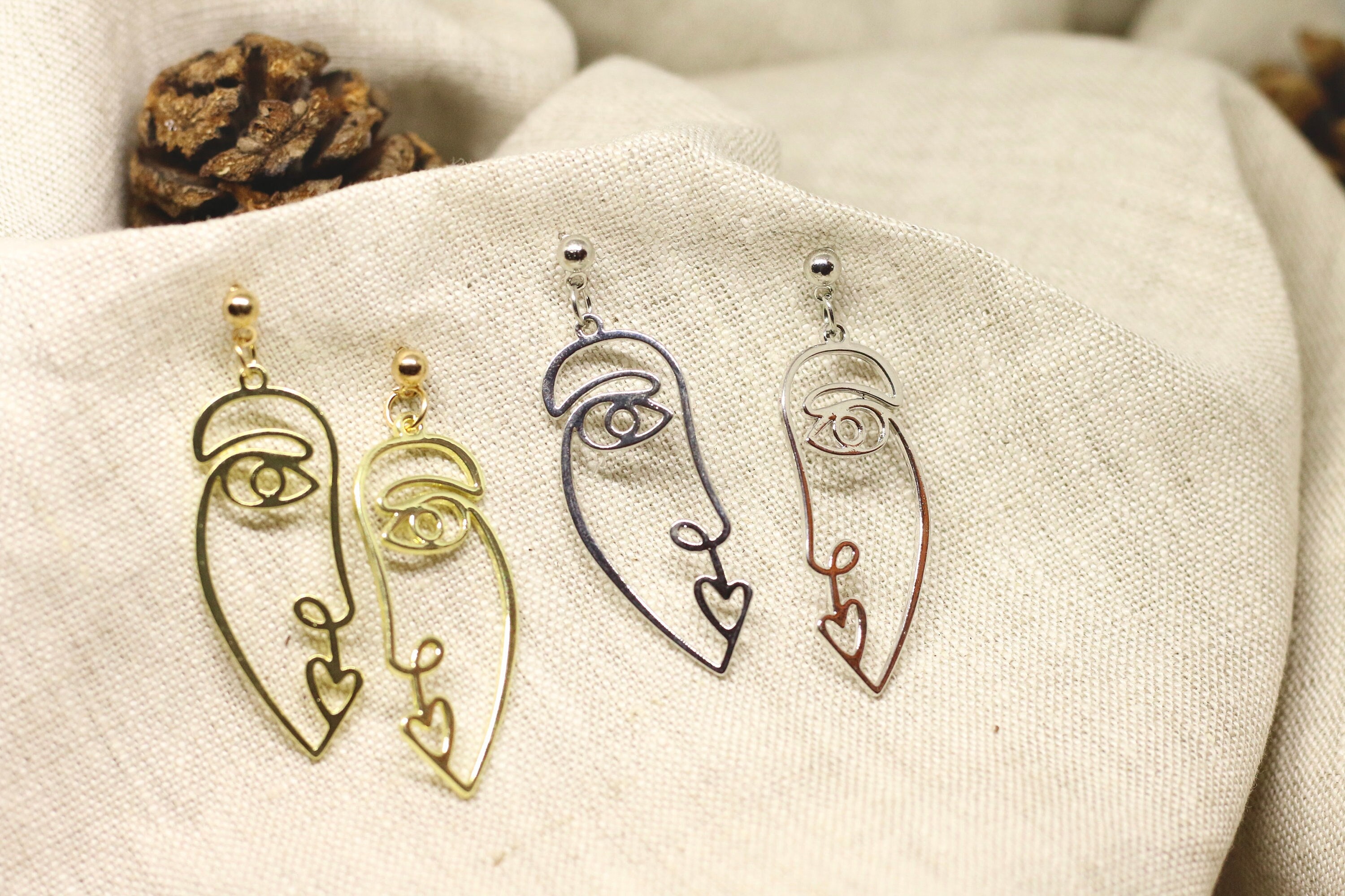 HOT Single Line Earrings Gold Single Line Earrings UK