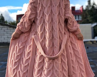 Fancy and extraordinary coat - 100% handmade and customizable - acrylic wool