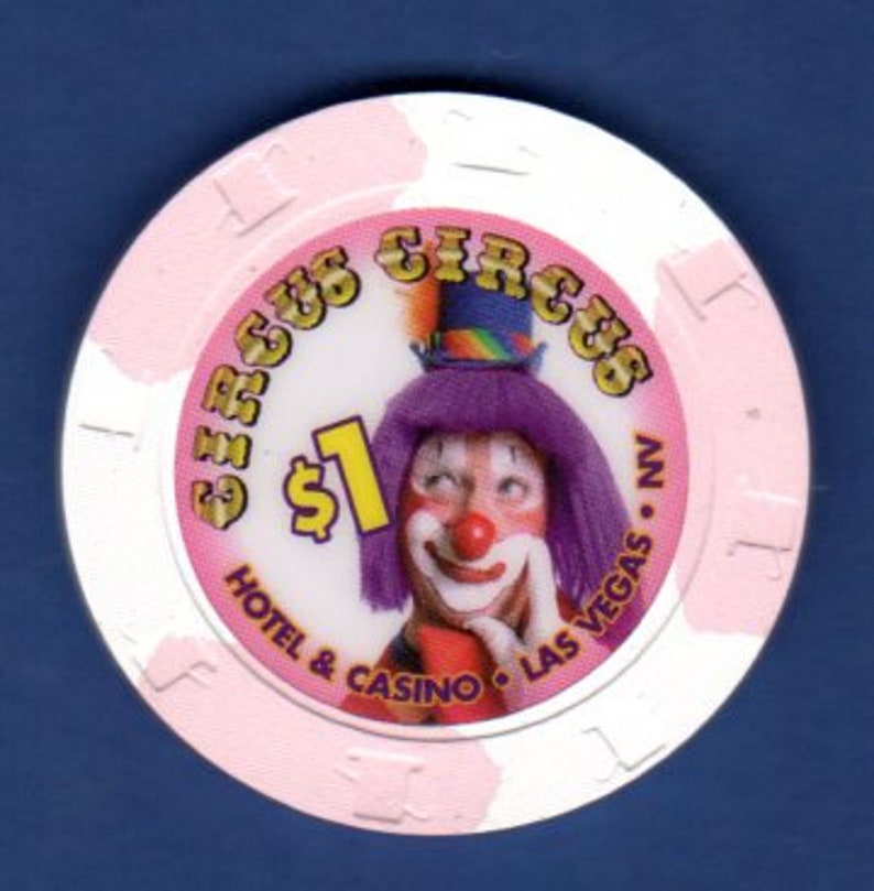 Las Vegas Circus Circus Casino 1.00 Chip UNCIRCULATED