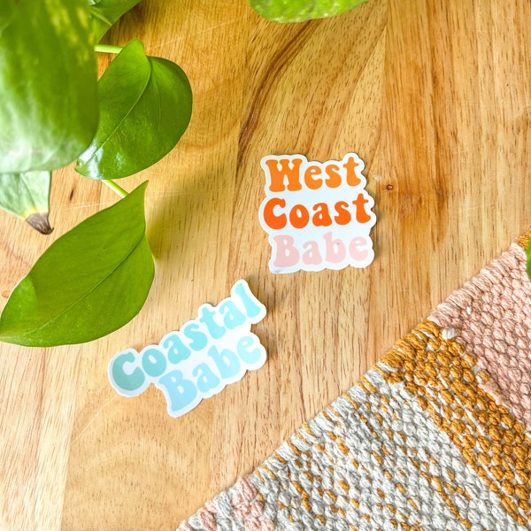 Waterproof Coastal Stickers - Etsy