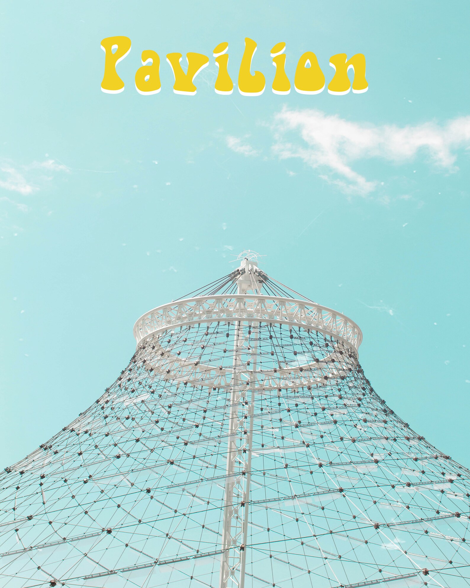 Spokane Pavilion Retro Print Wall Art Print Spokane Etsy