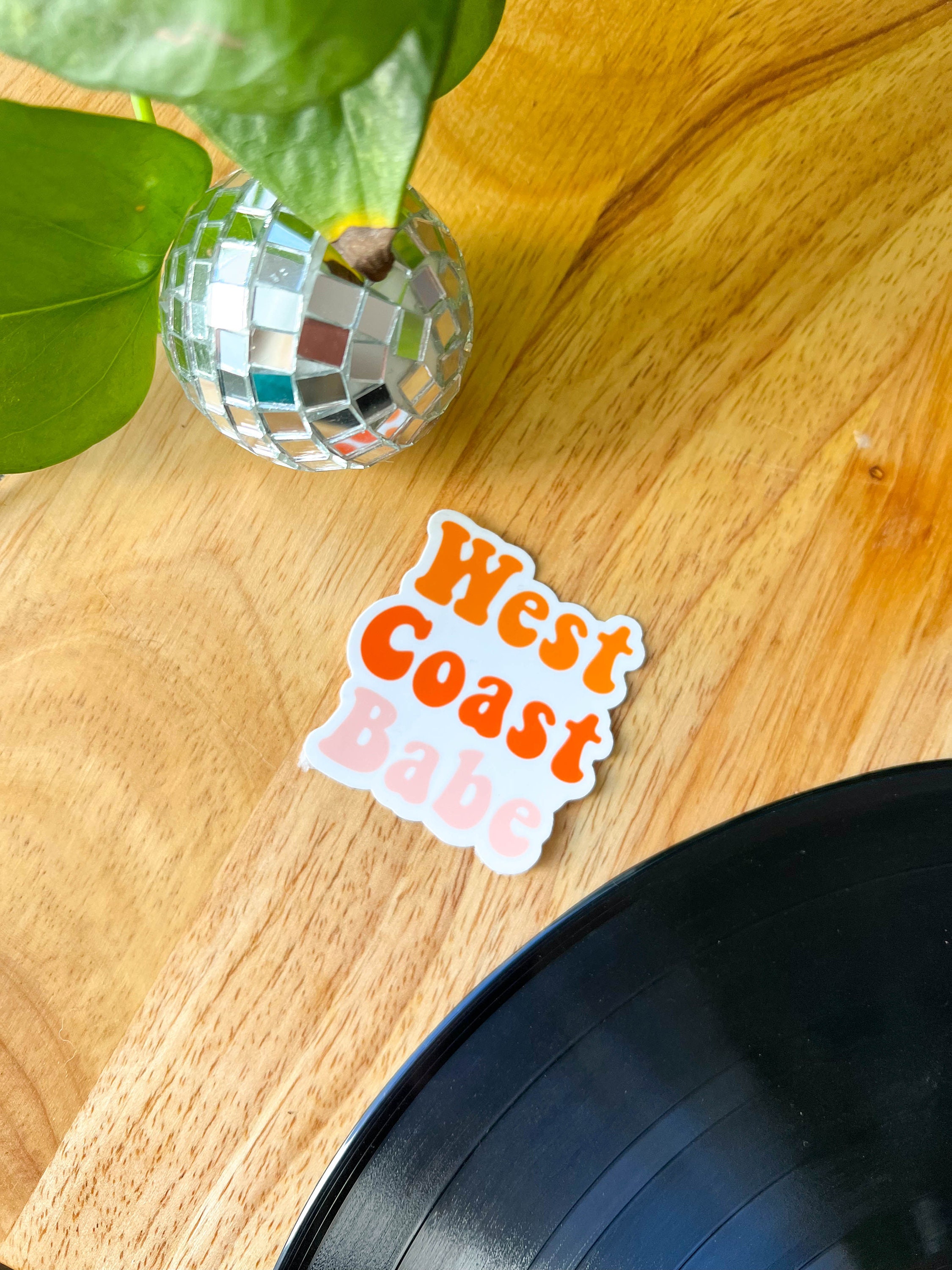 West Coast & Coastal Babe / West Coast Sticker / Pegatinas impermeables ...