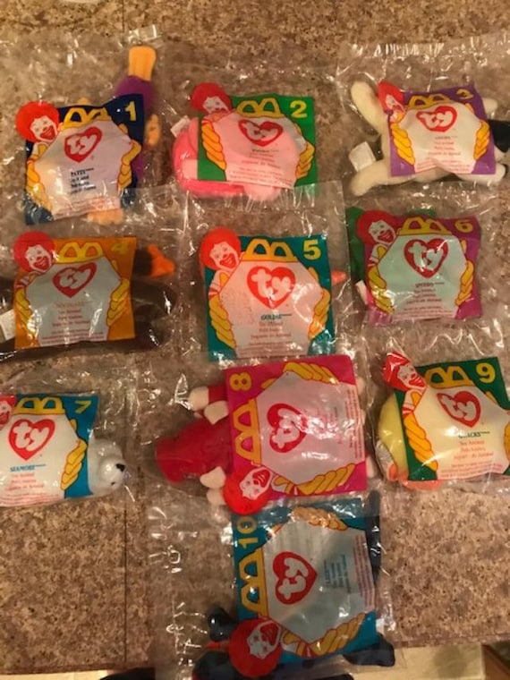 mcdonalds mini beanie babies