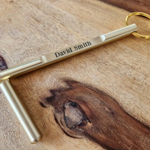 Solid Brass Custom Elevator Door Key, Single Drop Key