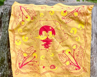 Summer Evening Frog Bandana