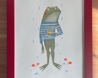 Rainy Day, Risograph, 8x10