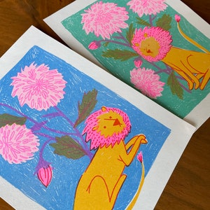 Dandy Lions Riso Print image 4