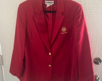 ヴィンテージ タッパーウェア 受賞スーツジャケット、タッパーウェア 受賞、レッド タッパーウェア