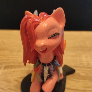 MLP Cupcakes / Pinkamena Pinky Pie figurine handmade sculpture My Little Pony