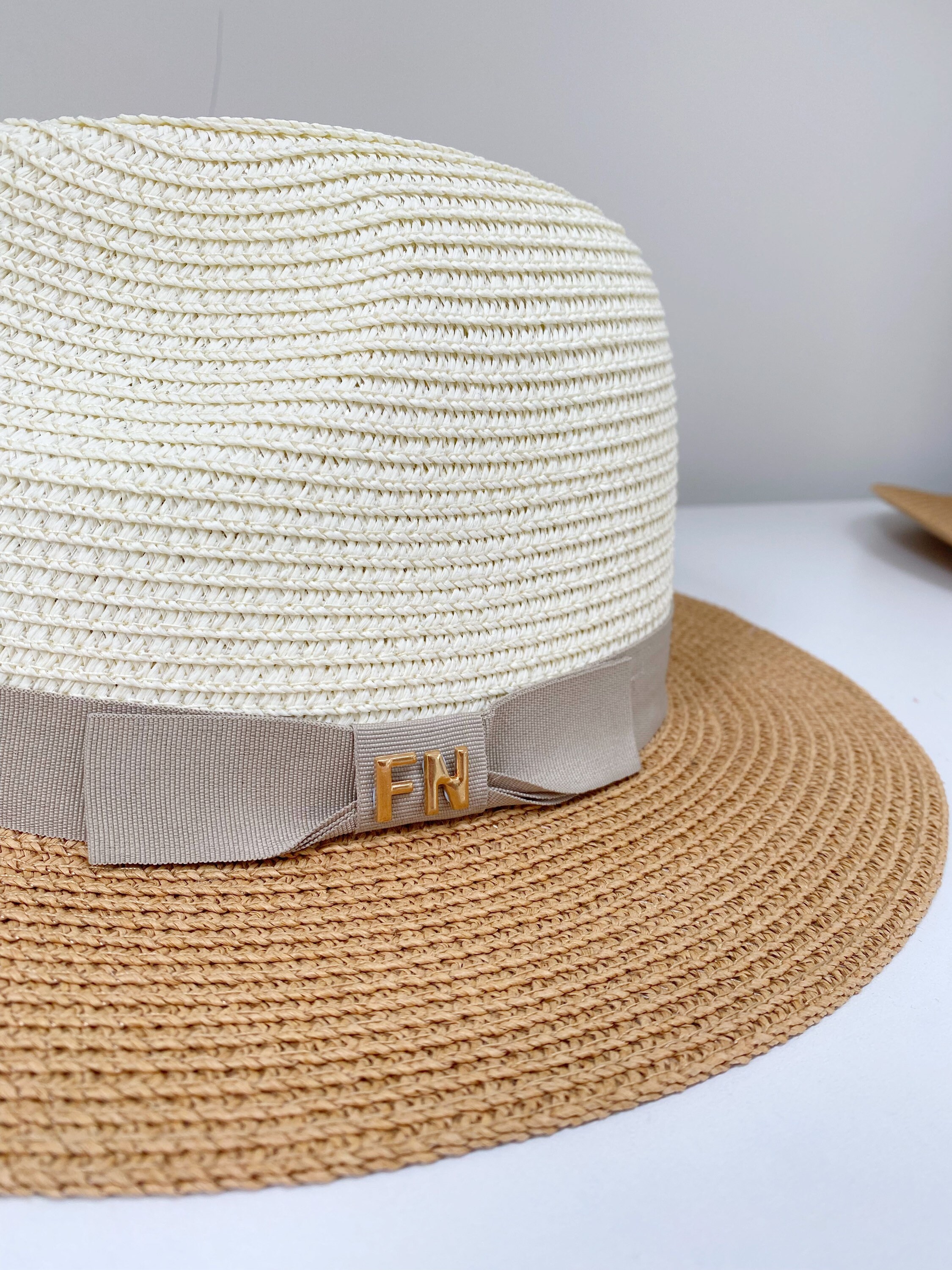 Personalised fedora hat beach hat custom hat ladies straw Etsy