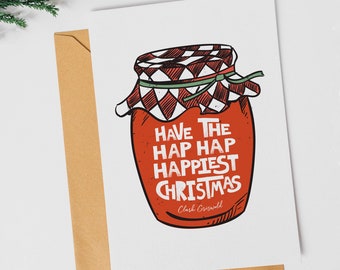 Have the Hap Hap Happiest Christmas | Clark Griswold Quote Christmas Card | Funny National Lampoons Christmas Card | Instant Printable Card