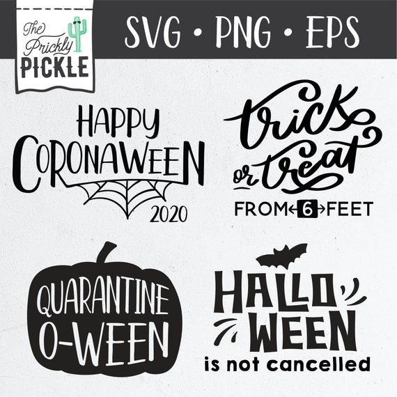 Download 2020 Halloween Svg Set Covid Halloween Coronaween Trick Etsy