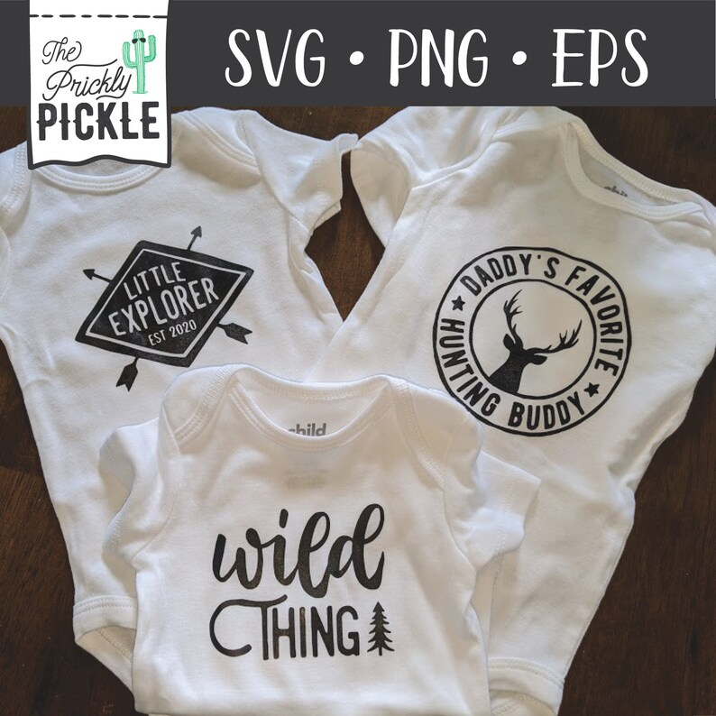 Download Adventure Baby SVG Bundle Set Woodland Hunting Nature Baby | Etsy