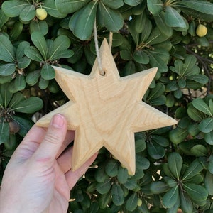 Seven Pointed Star, Christmas Star, Christmas Ornament, Star Decor