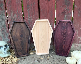 Wooden Coffin, Small Coffin, Coffin Decor, Coffin Tray, Solid Wood Coffin, Coffin Box