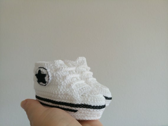 newborn white shoes girl