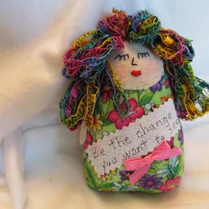Friendship , Trading Doll, Fun To Trade Doll, Soft Fabric Trading Doll, Yarn Haired Doll,Quite Doll,Church Doll, Pretend Play Doll