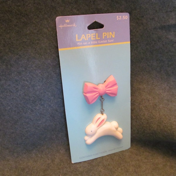 Hallmark Bunny Pin - Etsy