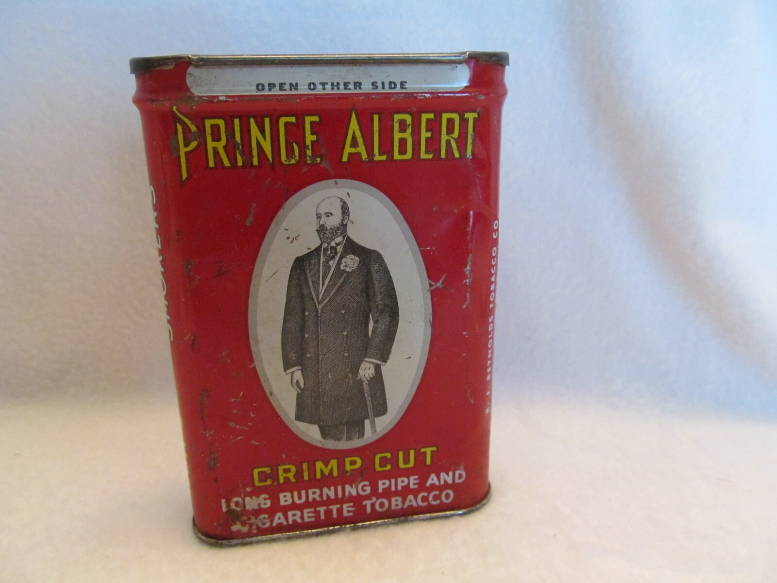 prince albert pipe tobacco pouch Tins, Match Holder, Cigarette Lighter and Leather Coin sold at auction from 17th December to 7th January Small Prince Albert Tobacco Tin,