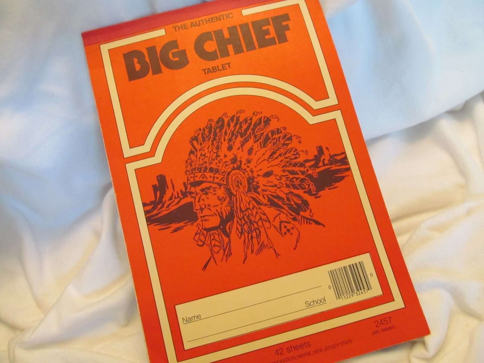 The Authentic BIG CHIEF Writing Tablet for School , Vintage