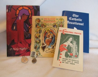 Vintage Religious Booklets, Pamplets and Cards, Three Metals Included, Collectible Religious Pieces, Changing Metal, Prayer Cards and More